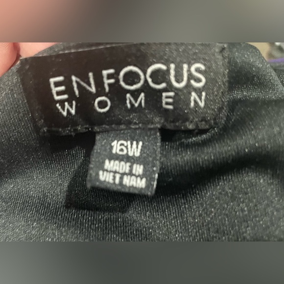 Enfocus Woman Plus Sz-16W Purple Sleeveless Dress - Picture 5 of 5